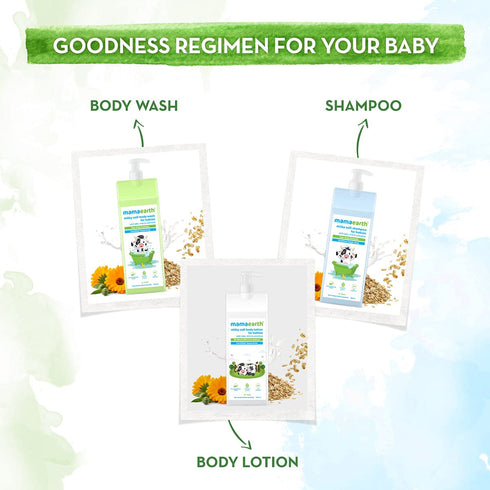 Mamaearth Milky Soft Shampoo with Oats, Milk and Calendula for Babies
